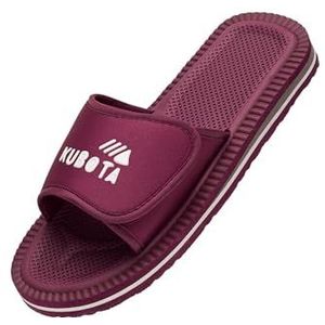 Badslippers Rode Dames Slippers Rode EVA Dames Slippers Met Gesp