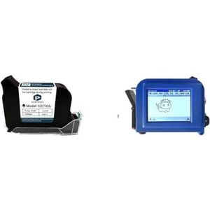 Draagbare inkjetprinter 12.7mm Handheld Inkjet Printer Label Mini, Draagbare Printer, QR Bar Batch Code Datum Nummer Logo Vervaldatum T-shirts (Color : With 1 Quick Dry ink, Size : 6)