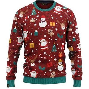 JAP Christmas - Foute Kersttrui - Kersttrui voor Mannen, Vrouwen en Kinderen - Christmas Tale - Rood - M