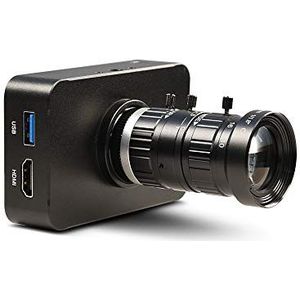 MOKOSE 4K HDMI Industrie Camera C/CS-Mount Onderwijs Webcam met 10-50MM Telezoom Handmatige Lens