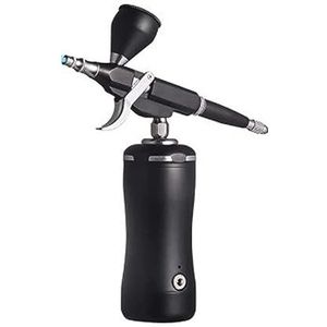 Verfspuit Draagbare oplaadbare mini-luchtpistoolset met compressor Air-brush verfspuistool Airbrush-set for Nail Art Cake Fog Mist Sprayer(Tool22)