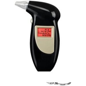 Draagbare alcohol-ademtester met achtergrondverlichting, blaastest, analysator, detector, sleutelhanger, lcd-scherm
