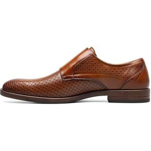 STACY ADAMS Heren Arthur dubbele monnik riem loafer, cognac, 11 UK, Cognac, 43.5 EU