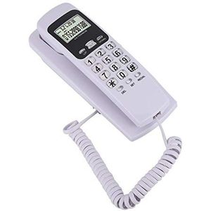 Wandgemonteerde telefoon, telefoon met snoer oproepherkenning vaste telefoon voor thuiskantoor van het hotel met ondersteuning voor DTMF/FSK voor achtergrondverlichting van de