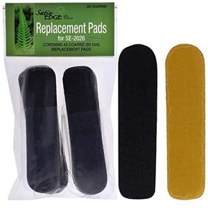 Satin Edge Reservepads – SE-2026 80-Grit voor unisex 40 stuks Grit Strips