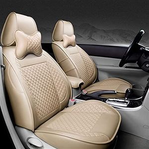 Stoelhoezen Beschermhoezen Lederen Auto Bekleding Voor Subaru Voor Forester Voor Outback Voor Tribeca Voor Heritage Xv Voor Impreza Voor Legacy(Beige,No pillow)