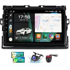 Android 13 GPS-Autoradio voor Toyota Estima 2006-2012 9 inch Touchscreen met Bluetooth/SWC/FM RDS DAB+ Radio/Carplay Android Auto/DSP Video Stereo Speler + DVR Achtercamera(NF-6)