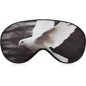 Flying Dove Slaapmasker, zacht, comfortabel oogmasker met verstelbare riem, oogschaduw, voor mannen en vrouwen, werk, reizen