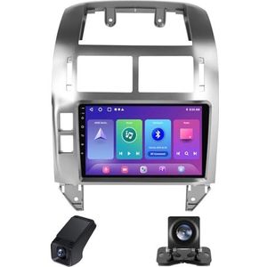 9"" Autoradio Bluetooth geldt voor Volkswagen Polo Mk4 IV 4 2001-2009 Carplay Android Auto/DSP/WiFi GPS Navi RDS/FM Ingebouwde en WiFi,Android 14 Radio 2 din met achteruitrijcamera(A,C10)