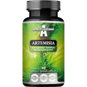 Artemisia 300 mg - Bijvoet Alsem Extract DER 4:1-90 Veganistische Capsules - Supplement voor ondersteuning van de spijsvertering - by Apollo's Hegemony