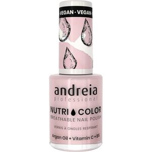 Andreia Professional NutriColor - Ademende Vegan Nagellak - Kleur NC28 Zacht Roze - 10.5ml