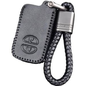 Sleutelbehuizing houder Lederen Autosleutel Case Cover Voor Land Voor Cruiser Voor Prado 150 Voor Camry Voor Prius Voor Crown Sleutelhanger Houder Sleutelbehuizing(1 UK)