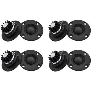 Goufride Tweeter Speaker 6 Ohm 30 W Hifi Zachte Dome Zijde Film Treble Luidspreker Getande Koellichaam 8 Stks