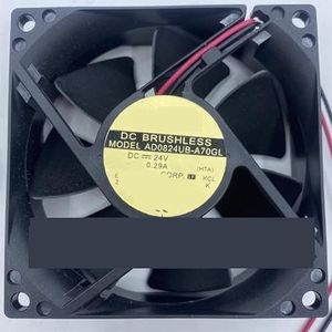 CPU Fan for ADDA AD0824UB-A70GL 8025 24V 0.29A Inverter 80x80x25mm
