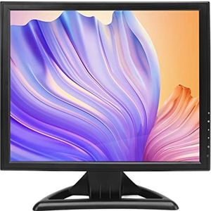17-inch Monitor, Draagbaar HD-scherm 1280 X 1024 Resolutie 4:3 Schermverhouding 250 Nits Helderheid 500:1 Contrast, met Luidsprekers en VGA, USB, HDMI-interface, voor RV Truck