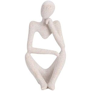 Denker Resin Sculpture, Nordic Resin Thinker Abstract Statue Sculpture Collection Hand-Made Crafts Gifts For Home Office Boekenplank Desktop