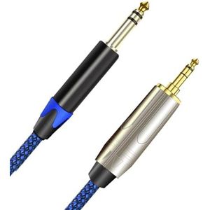 3,5 tot 6,5 mm grote driekernige audiokabel voor muziekinstrumenten 6,35 kabel Gitaar Audio Instrument Kabel (Size : 1m)