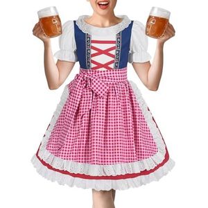 Yhsioaklo Beer Festival-kostuumjurk voor meisjes, Duitse bierjurk | Duitse Beer Festival-jurk voor meisjes, Duits dirndlkleedje voor meisjes, Beiers kostuum oktoberfest