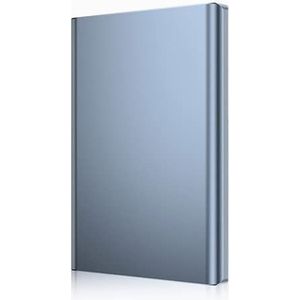 Metalen externe harde schijf Hdd 320g/500g/1tb, draagbare 2,5 inch back-upopslag, geschikt voor desktopcomputers, Ps4, Xbox, smartphones, laptops, slimme tv's (750 GB, zwart)