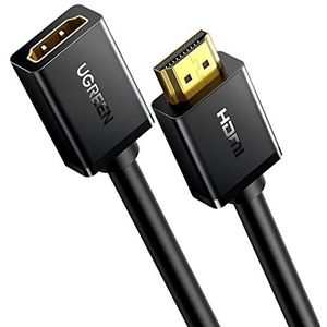 UGREEN 4K HDMI Verlengkabel Vrouwelijk naar Mannelijk voor TV stick, PS4 enz.(1m)
