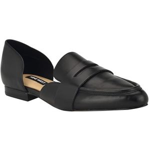 Nine West Gorel Loafer voor dames, zwart 002, 8 UK, Zwart 002, 41 EU