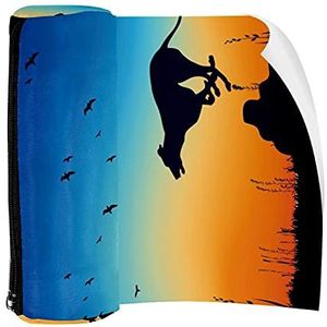 Potlood Case Whippet Konijn Silhouette Pouch Bag Pen Rits Tas voor Kantoorartikelen Reizen School Student Supplies