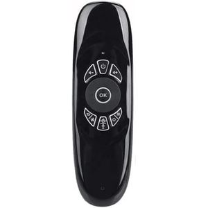 C120 RGB Backlight Fly Air Mouse Gyro Sensor Draadloos 2.4G RF Toetsenbord Afstandsbediening Geschikt for Android Smart TV Box