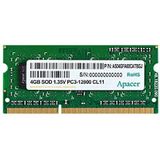 Apacer - SODIMM - Notebook Geheugen - 4 GB - DDR3 - 1600 MHz - CL11