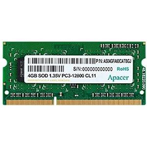Apacer - SODIMM - Notebook Geheugen - 4 GB - DDR3 - 1600 MHz - CL11