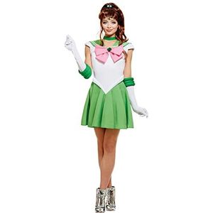 Funidelia | Jupiter kostuum - Sailor Moon OFFICIËLE voor vrouwen Anime - Kostuum voor Volwassenen, Accessoire verkleedkleding en rekwisieten voor Halloween, carnaval & feesten Maat - S - Groen