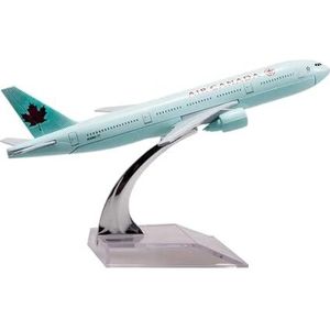 For A330 Lijnvliegtuigmodel En Basisonderwijs Kinderspeelgoed 1/400 16cm (Color : Canada 777)