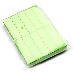 schuurgereedschap sponsblok, 20/10 stuks blokken schuurvijlen spons dubbelzijdige manicure tools sets(Green,20pcs)