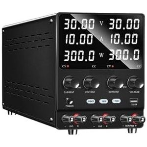 dc voeding Dual-Channel Variabele DC Lab voeding 3-weg 30V10A 60V10A 30V20A serie parallelle uitgang SPS3010-2KD Voeding (kleur: SPS3010-2KD 30V10A, maat: 110V)