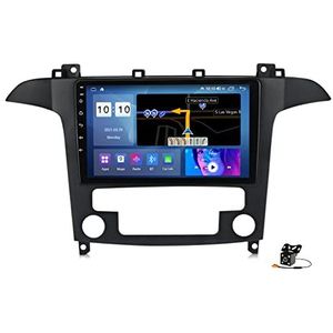 Android 14 Autoradio 2-Din Radio voor F-ord S-MAX 2006-2015 GPS Navigatie 9in Sat Multimedia Player Video Bluetooth-ontvanger met 4G WiFi FM DSP SWC Carplay,M150s