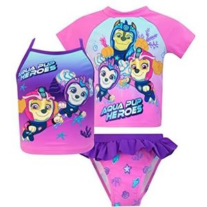 PAW Patrol zwempak Aqua Pups Meisjes Zwemkleding 3 Stuks Set Roze 98