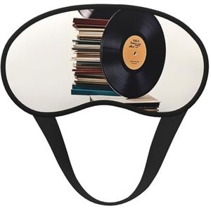 Slaapoogmasker voor dames en heren, zacht, comfortabel slaapmasker, verduisterend, slaapoogbedekking voor reizen, yoga, dutje, werk, vinylplaten en tapes