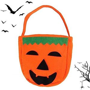 Pompoen Snoep Zak,Halloween Pompoen van grimas | Set van 12 herbruikbare Halloween-snoepemmers, snoeporganisator voor Halloween Trick or Treat, woondecoratie Zhenjue