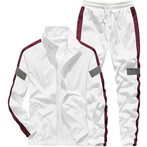 FSUFW Pak heren sportkleding sportkleding jogging lente heren sportkleding straat hiphop 2 stuk set(XXXXL code)