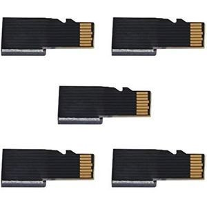 Cablecc 5 stks/partij Micro SD TF Geheugenkaart Kit Man-vrouw Extension Adapter Extender Test Tools PCBA Reader voor Auto GPS Telefoon