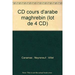 CD cours d'arabe maghrebin (lot de 4 CD)