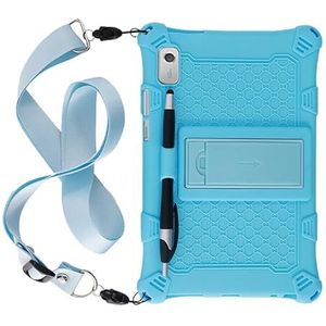 Geschikt for Lenovo Tab M 9 TB-310FU TB-310XU 9 ""Schokbestendige Silicon Kickstand Kids Tablet cover(Color:Sky Blue)