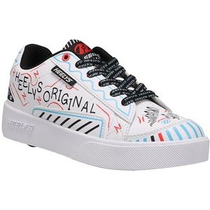 Heelys Unisex Kid's Digilo Prints Wielen Hak Schoen, Veelkleurig, Wit, 7 Groot, Veelkleurig Wit, 7 Big Kid