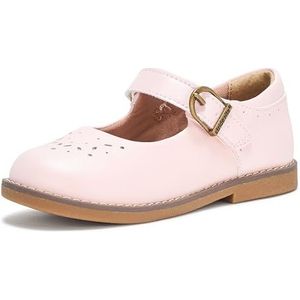Stride Rite Unisex Kids Mara Mary Jane Flat, roze glans, 10,5 breed klein, Roze Shimmer, 10.5 Wide Little Kid