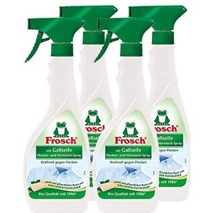 4 x kikker als galzeep vlekverwijderaar en voorwas spray 500 ml spuitfles