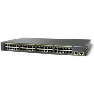 Cisco Systems Catalyst 2960-48TT-S (LAN Lite Image) Switch Fast/Giga 48 x RJ45 10/100 + 2 x RJ45 10/100 / 1000