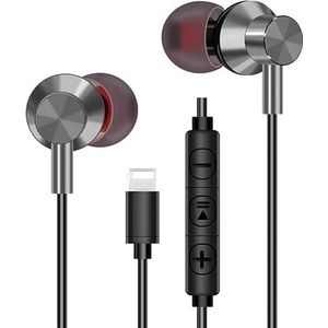 BCRKLO Oortelefoon Bedrade in Ear Hoofdtelefoon Oordopjes voor iPhone 14/14 Pro Max /13/13 Pro Max/12/12 Mini 11 Pro/11 Pro Max Hoofdtelefoon