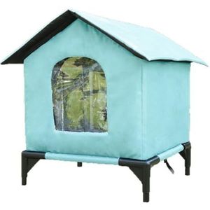 Outdoor Kattenhuis Geïsoleerd - Groot Winterhuisje Voor Katten, Warm En Waterdicht Voor Tuin, Balkon, Camping En Reizen