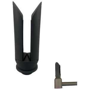 Magnetische stijltang bevestiging voor Dy-Son HD01/03/08/15/16 haardroger, haarstyling rechtzetten mondstuk accessoires voor recht, glad haar (zwart)