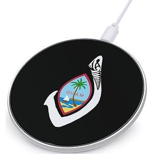 Guam Seal met haak draadloze oplader 10W Max draadloos oplaadpad compatibel met iPhone Galaxy Mate