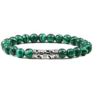 Armbanden voor vrouwen Zwart lava Tijgeroog Weersteen Armband Klassieke Uil Kralen Natuurlijke bedelarmband voor dames en heren Yoga Sieraden Armband sieraden (Kleur: D)